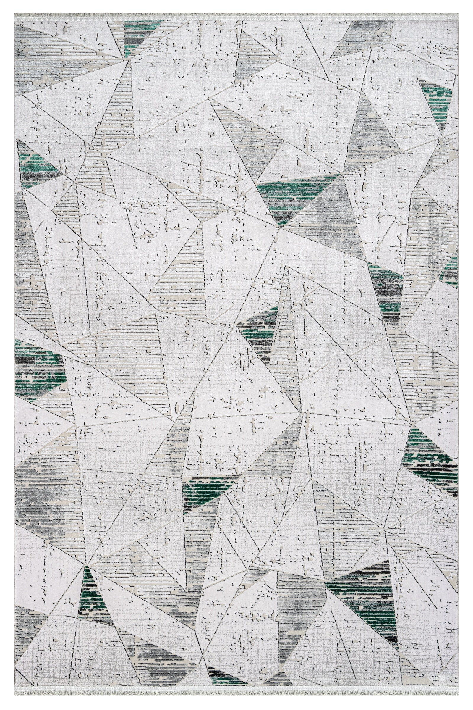 Cora Grey Geometric Knitwear Acrylic Area Rugs for Living Room Jacquard ...