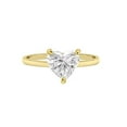 thumbnail image 1 of Cora Jewellery 1.5 CT Heart Shaped Moissanite Engagement Ring, Solitaire Ring For Women, 10K Yellow Gold, 7.5 US, Pack of 1, 1 of 6
