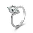 thumbnail image 1 of Cora Jewellery 1.5CT Marquise Moissanite Solitaire Engagement Ring For Women, 18K Rose Gold, 1 of 4