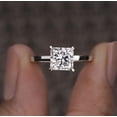 thumbnail image 1 of Cora Jewellery 1.5CT Princess Moissanite Cathedral Setting Solitaire Engagement Ring for Women, 14K White Gold, 9 US, 1 of 5