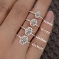thumbnail image 1 of Cora Jewellery 1.68CT Oval Moissanite Enagagement Ring for Women, 14K Rose Gold, 1 of 8