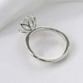 thumbnail image 1 of Cora Jewellery 2.5CT Tulip Setting Round Moissanite Solitaire Engagement Ring For Women, 14K White Gold, 1 of 5