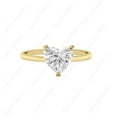 thumbnail image 1 of Cora Jewellery 2CT Hidden Halo Heart Moissanite Engagement Ring For Women, 10K Yellow Gold, 1 of 5