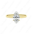 thumbnail image 1 of Cora Jewellery 2CT Hidden Halo Marquise Moissanite Solitaire Engagement Ring For Women, 10K Yellow Gold, 1 of 6