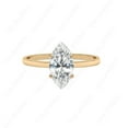 thumbnail image 1 of Cora Jewellery 2CT Marquise Moissanite Simple Solitaire Engagement Ring For Women, 14K Rose Gold, 1 of 5