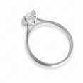 thumbnail image 1 of Cora Jewellery 3CT Bridge Diamond Oval Moissanite Hidden Halo Engagement Ring For Women, 18K White Gold, 1 of 8