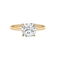 thumbnail image 1 of Cora Jewellery 3CT Cushion cut Moissanite Ring, Solitaire Engagement Ring for Women, 10K Rose Gold, 6.5 US, 1 of 5