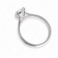 thumbnail image 1 of Cora Jewellery 4CT Bridge Diamond Emerald Moissanite Solitaire Engagement Ring For Women, 10K White Gold, 1 of 5
