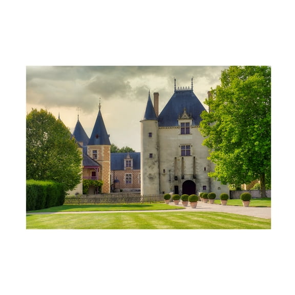 Cora Niele 'Castle and Lawn' Canvas Art
