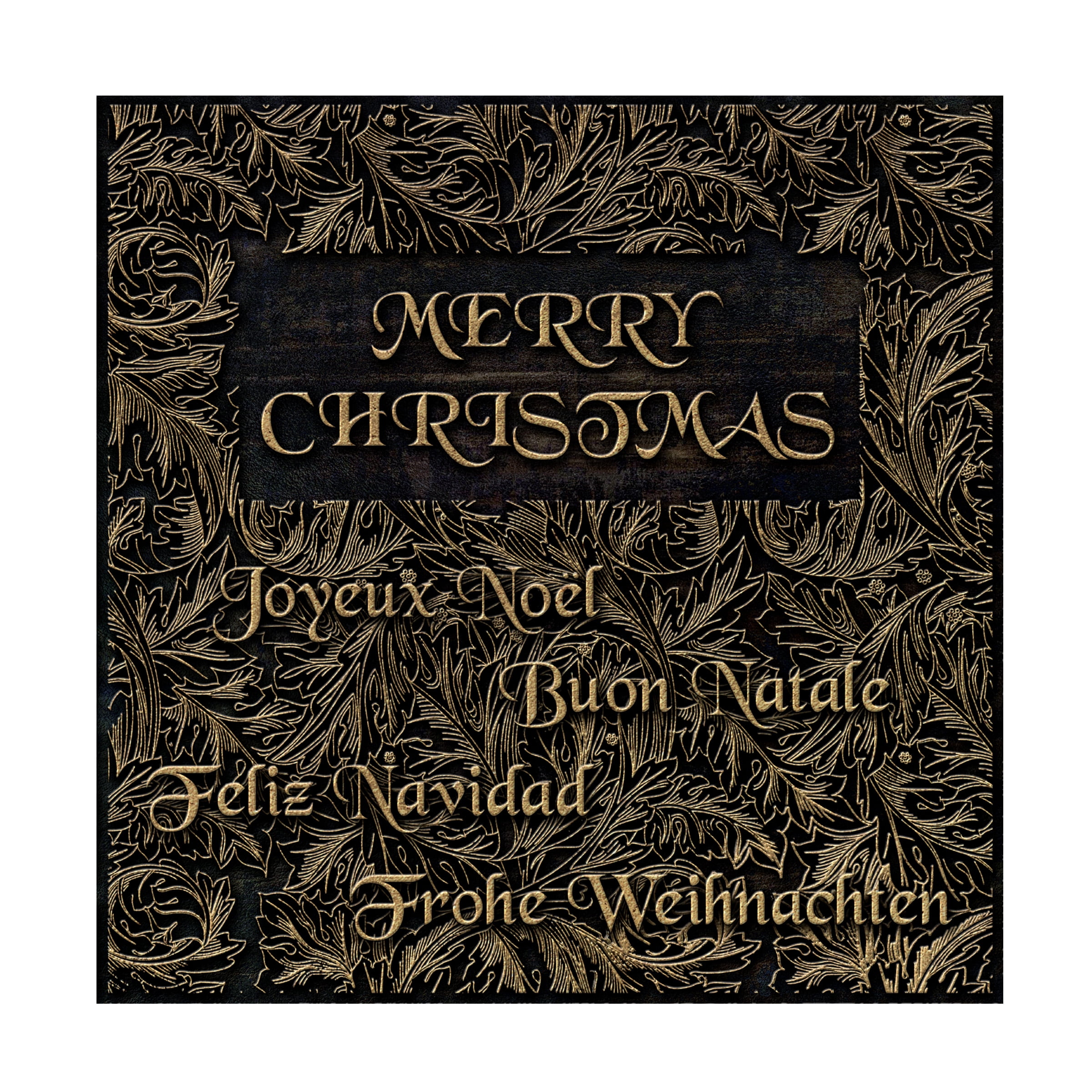 Cora Niele 'Merry Christmas 3' Canvas Art