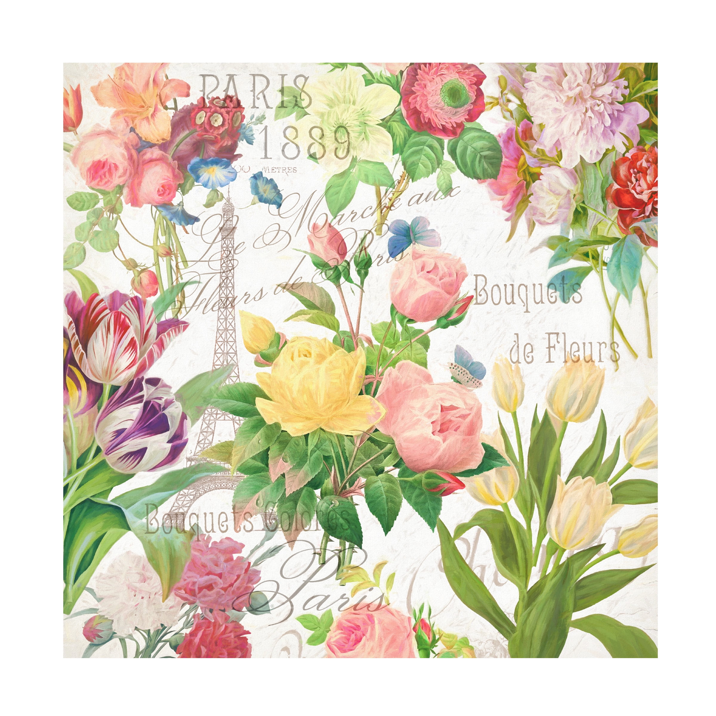 Cora Niele 'Paris Flower Market' Canvas Art