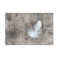 thumbnail image 1 of Cora Niele 'White Feather' Canvas Art, 1 of 3