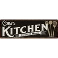 thumbnail image 1 of Cora's Kitchen Sign Chic Wall Decor Gift Mom 8x24 108240014311, 1 of 1