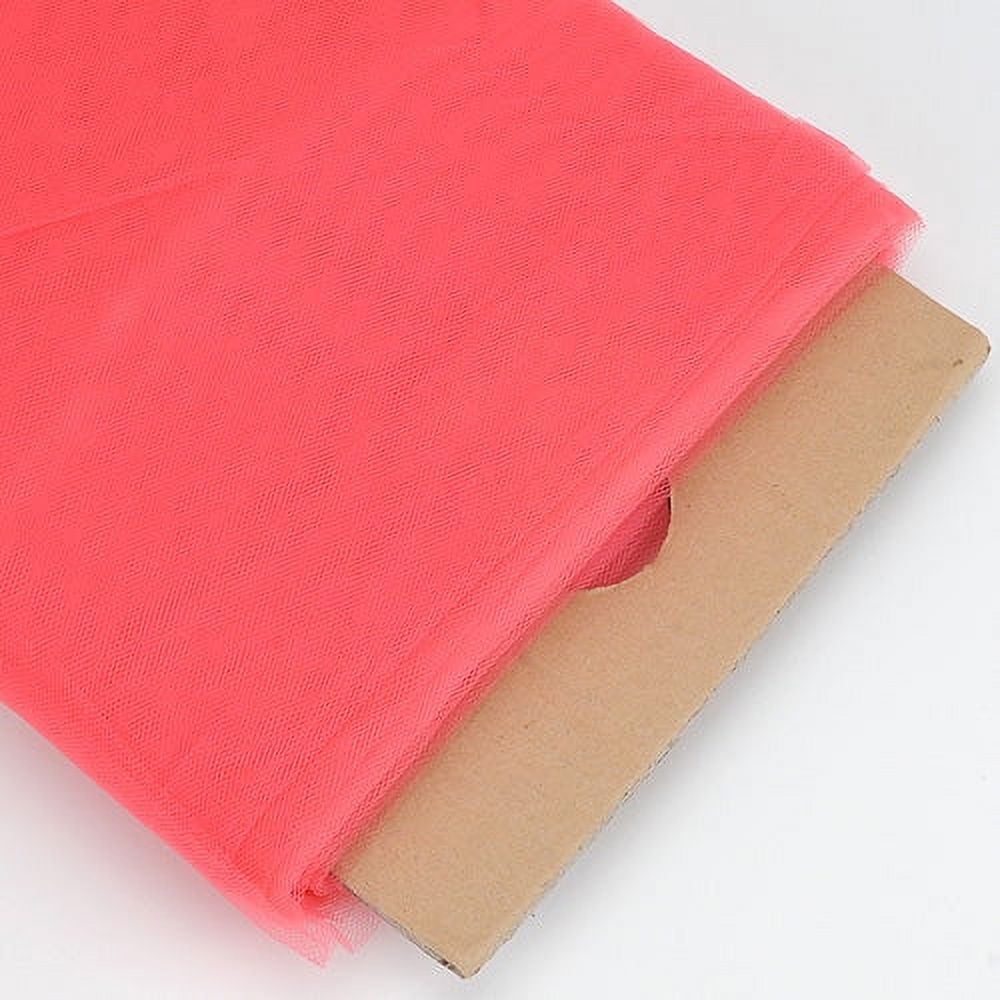 Tulle - 54-inches Wide Coral By the Bolt main image 1