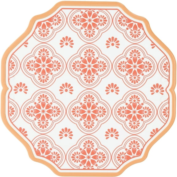 Pavilion Gift Company - Coral - 8.25" Ceramic Trivet