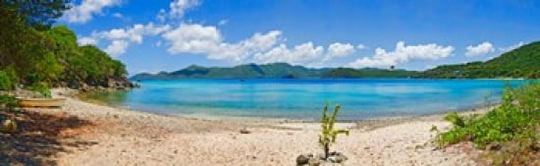 Coral Bay St John US Virgin Islands Canvas Art - Panoramic Images (15 x 5)