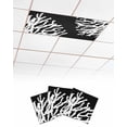 thumbnail image 1 of Coral Black Fluorescent Light Covers for Ceiling Lights 4x2 feet,3 Pack Magnetic Light Filters for Classroom,Coastal White Ocean Marine Nautical Beach Fluorescent Light Shade Panel for Office School, 1 of 9