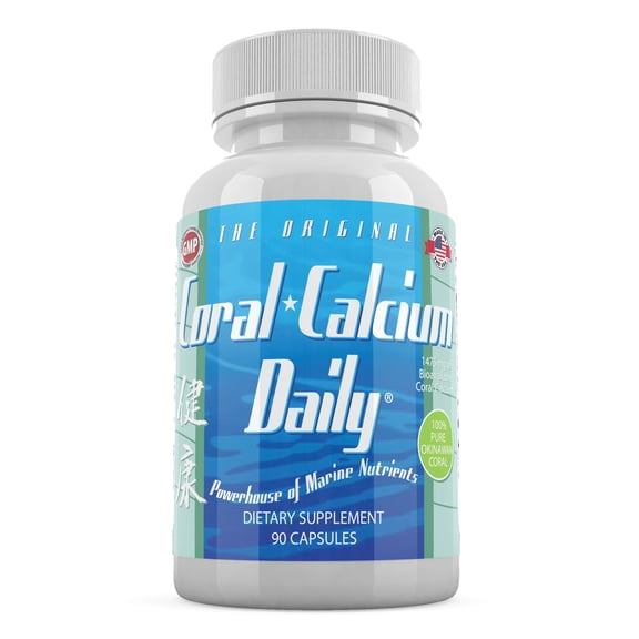 Coral Calcium Daily 1475mg 90 Capsules The Original Powerhouse of Marine Nutrients