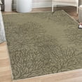 thumbnail image 1 of Coral Decorative Rug, Marine Art Print of Leafless Branch Look Reef Pattern Nautical Ocean Motif, Quality Carpet for Bedroom Dorm and Living Room, 6 Sizes, Slate Brown Dimgray, by Ambesonne, 1 of 4