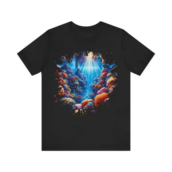 Coral Depths Radiance - Jersey Short Sleeve Tee