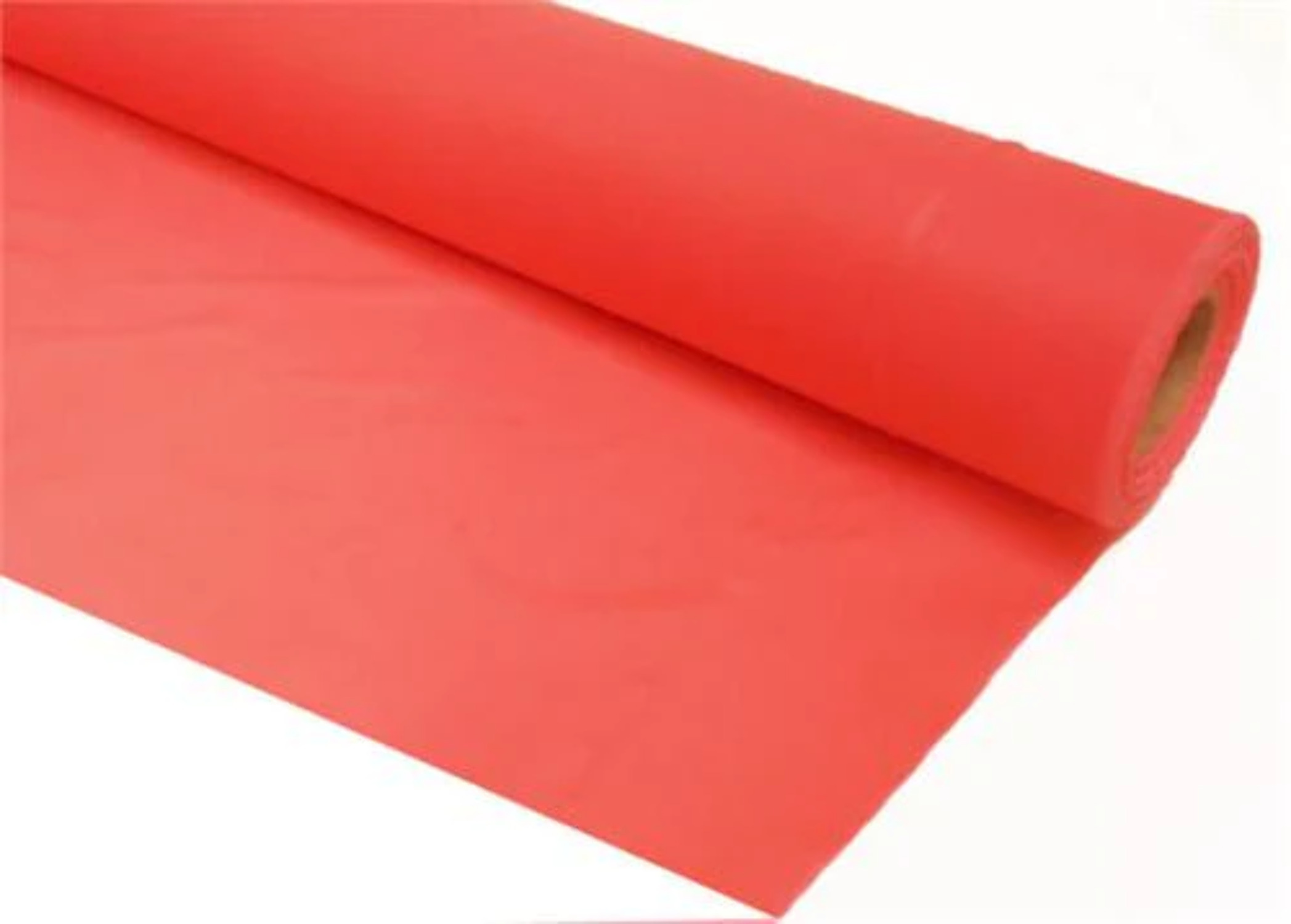 Coral Disposable Plastic Table Cover Roll 40 x 100 ft Party Supplies