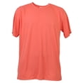 thumbnail image 1 of Coral Dry Fit Tshirt Tee Mens Adult Short Sleeve Plain Blank Crew Neck Solid LG, 1 of 1