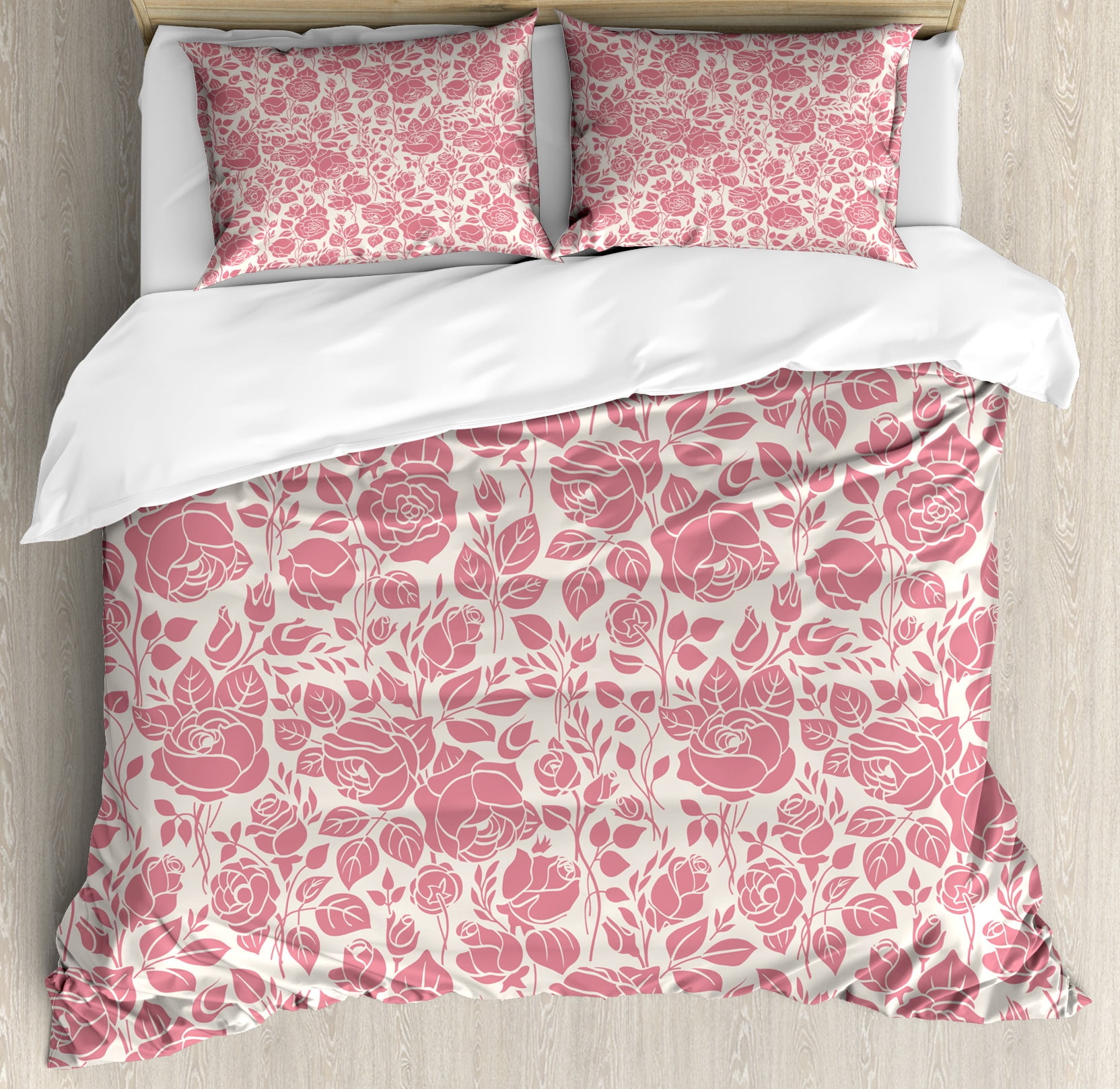 Ambesonne Farmhouse / Country Floral Duvet Cover Set