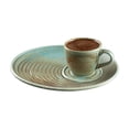 thumbnail image 1 of Coral Espresso Cup+Snack Saucer Set for 2, 1 of 4