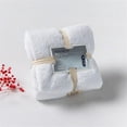thumbnail image 1 of Coral Fleece Bath Towel 14.2"x31.5" White Towel Bathroom Soft Large Towel Quick Dry Towel for Everyday Use Beach Gym & Spa, 1 of 2