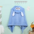 thumbnail image 1 of Coral Fleece Children'S Cartoon Bath Towel Cloak Blue Flock - 1X Bath Towel, 1 of 3