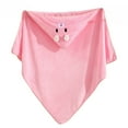 thumbnail image 1 of Coral Fleece Hooded Bathrobe Baby Bath Towel Ultra Soft Absorbent Quick-dry Baby Towel with Cute Animal Ears for Boy and Girl 31.5" x 31.5", 1 of 3