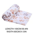 thumbnail image 1 of Coral Fleece Pet Paw Cleaning Mat - Super Absorbent Door Entry Rug Muddy Paw Wipe Dog Cat Entryway Carpet Non-Slip Floor Protector(L), 1 of 5