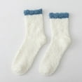thumbnail image 1 of Coral Fleece Sleep Socks - Winter Home Floor Slipper Socks for Women Men (Plush & Warm) Under 5$, Yubnlvae Fuzzy Socks for Women with Grips Plush Fuzzy , White, One Size, 1 of 2
