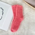 thumbnail image 1 of Coral Fleece Socks for Men and Women, Thickened Warm Long Socks for Winter, Non-Shedding Solid Color Sleep Socks, Cozy Fuzzy Floor Socks for Home, Bed and Indoor Lounging, 1 of 4