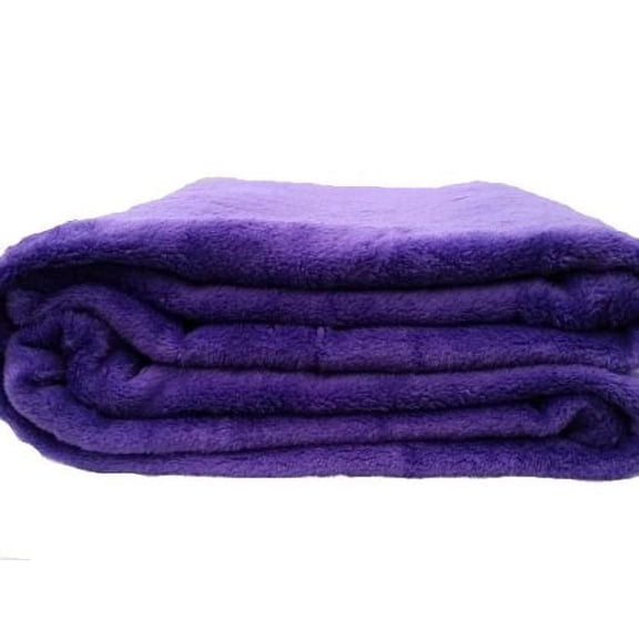 Coral Fleece Throw Blanket Soft Elegant Cover King Lavender