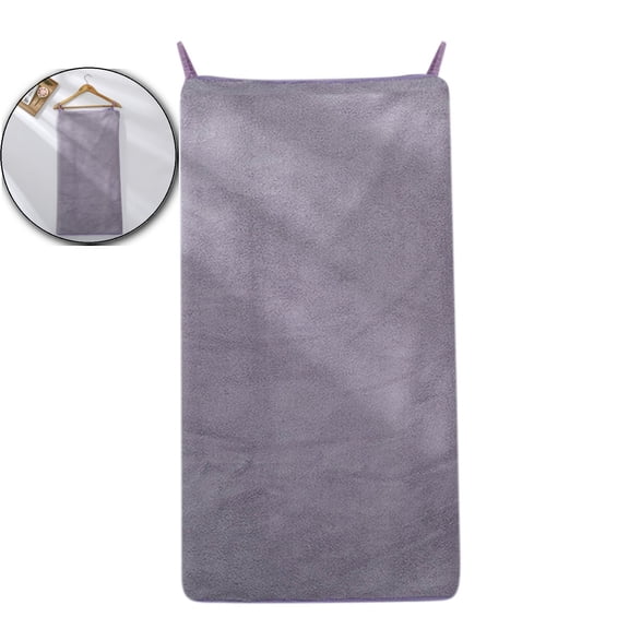 Coral Fleece Wearable Bath Towel, Quick-Dry Spa Bath Wrap, Plus Size Beach Cover-Up Robe for Poolside Use
