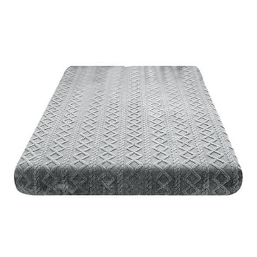 Coral Grey Bed Cover, Single Milk Fleece Coral Fleece Bedspread, Mattress Cover, Protective Cover F E|Stretch Sheet Stretch Sheet Size Stretch Sheet Size Stretch Sheet Size Stretch