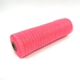 Deco Mesh Wraps Coral Iridescent - Deco Mesh Wrap Metallic Stripes - ( 10 Inch x 10 ...
