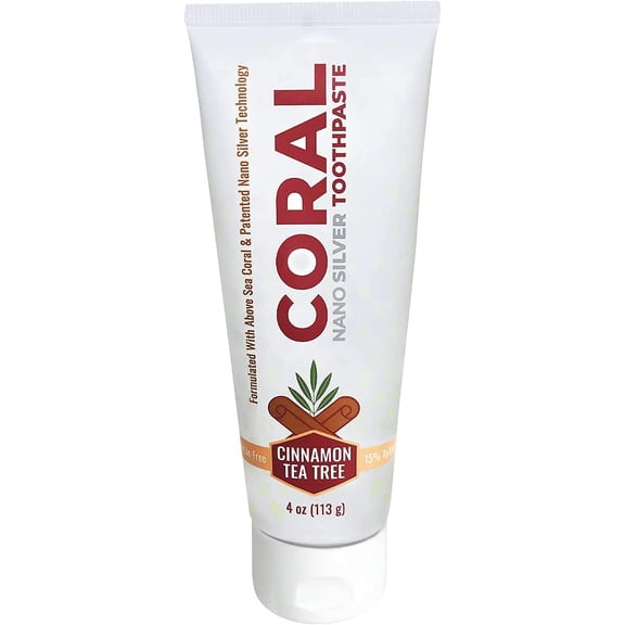 Coral Nano Cinnamon Tea Tree Toothpaste - 4oz