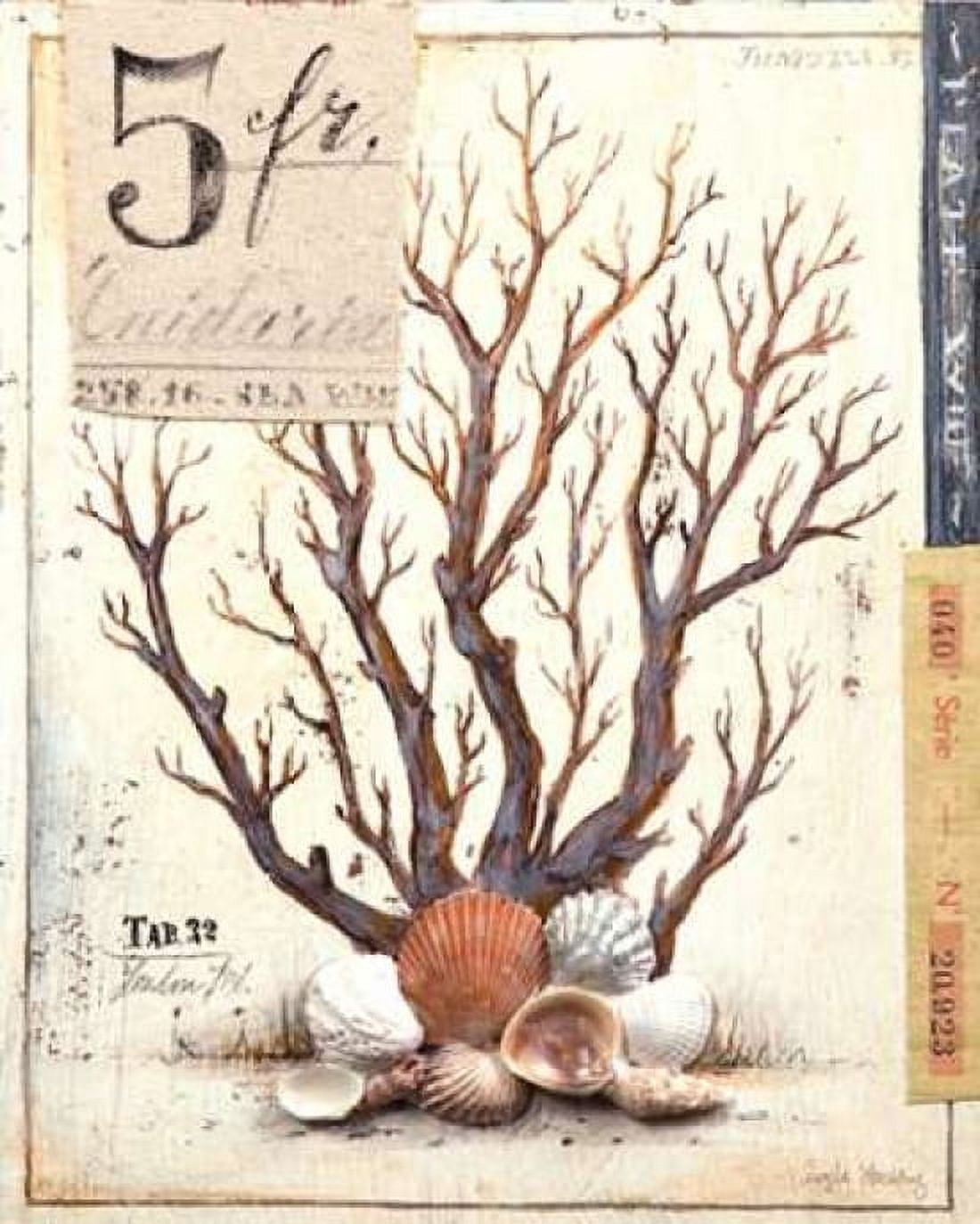 Coral No3 Sketchbook Canvas Art - Angela Staehling (20 x 24)