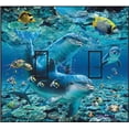 thumbnail image 1 of Coral Pals Double Toggle SwitchStix Peel and Stick Art Deco Switch Plate Cover Applique Washable Heat/Steam/Water-Resistant - 1 unit, 1 of 1