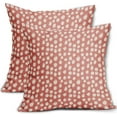 thumbnail image 1 of Coral Pink Cream Dots Pillow Covers 20x20 Set of 2 Boho Design Polka Dot Throw Pillows Modern Trendy Print Outdoor Decorative Pillowcase Square Linen Cushion Cases Decor for Sofa Couch Bed, 1 of 6