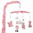 thumbnail image 1 of Coral Pink Digital Musical Mobile with Forest Animals by The Peanut Shell, 1 of 1