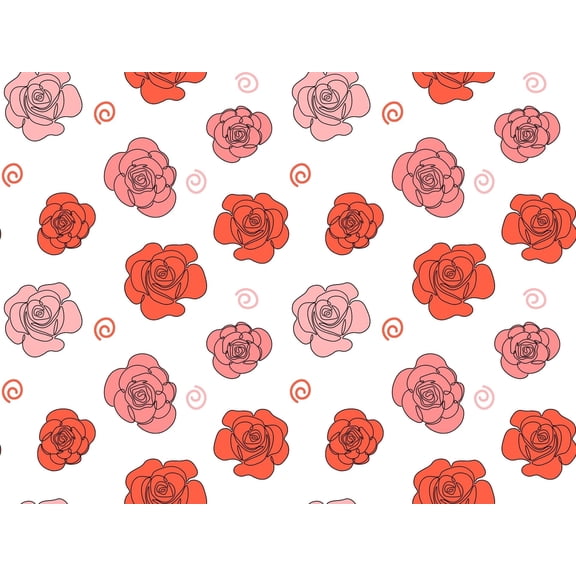 Roses Chocolate Transfer Sheet, by Tnct.