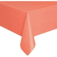 thumbnail image 1 of Coral Plastic Party Tablecloth, 108 x 54 Inches, 1 of 2