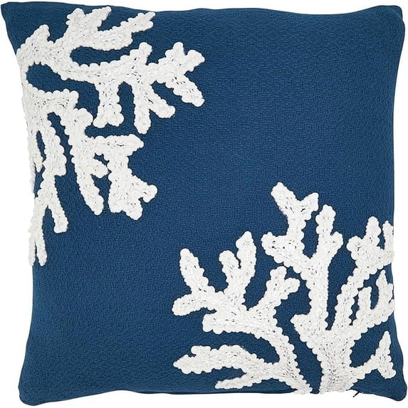 Coral Poly Filled Pillow