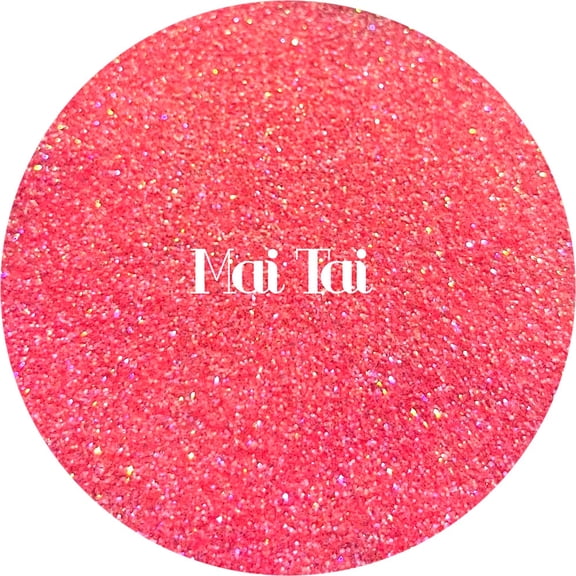 Coral Polyester Glitter | Craft Glitter | Glitter for Arts & Crafts | Tumblers | Cosmetics | Nails | Epoxy Resin Art | Slime | DIY | Body Glitter | 2 oz Bag