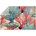 thumbnail image 1 of Coral Polyester Office Rugs for Right-Angle Floor Mats - Durable and Stylish Desk Accessories for Home or Work Office - Bottom and Easy to Clean - 200 Characters, 1 of 6