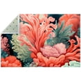 thumbnail image 1 of Coral Polyester Right-Angle Door Rug - Durable Floor Mat for Entryways - Stylish Indoor/outdoor Rug for Home or Office - 30x18 inches, 1 of 6