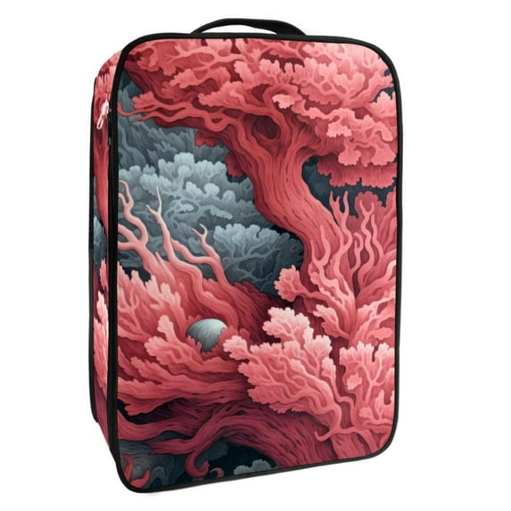 Coral Premium Polyester Shoe Boxes – Organize Your Footwear Collection with Style, 23x31cm/9x12in Size, Durable & Functional Storage Solution